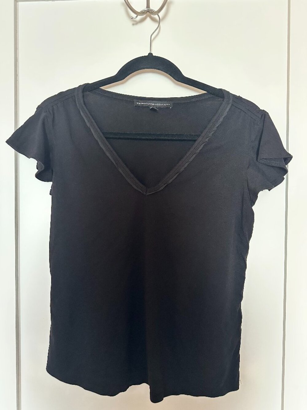 White House/Black Market Flutter Sleeve Top